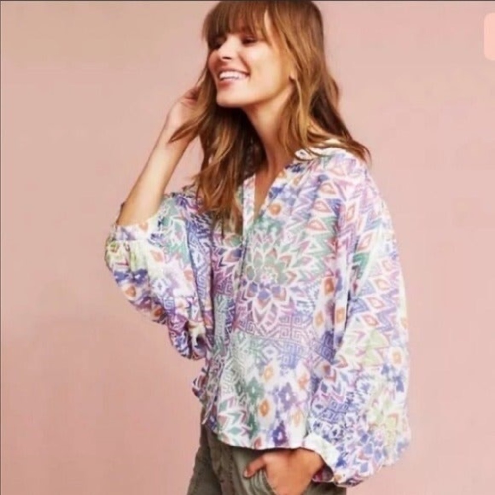 Maeve Anthropologie Bryanna Aztec Tribal - Picture 2 of 14